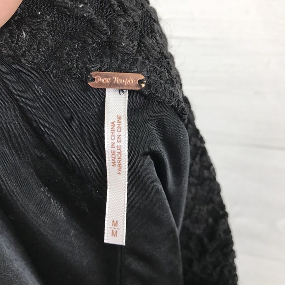 Free People Lace Overlay Elastic Waist Shorts - Picture 5 of 6